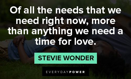 More Stevie Wonder quotes
