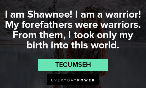 Tecumseh Warrior Poem