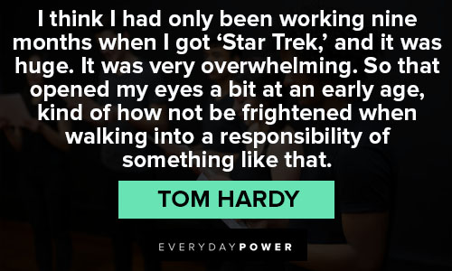 Amazing Tom Hardy quotes