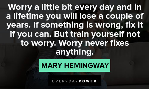Amazing worry quotes