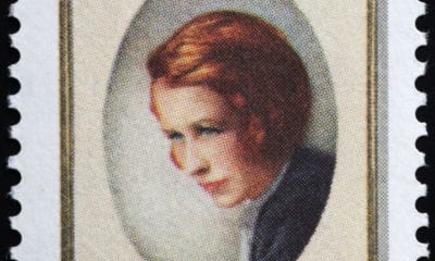Edna St. Vincent Millay, face on stamp