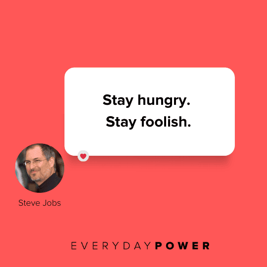 encouraging short inspirational quotes by steve jobs